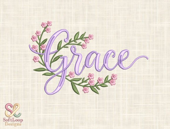 Grace Floral Script Embroidery: A Business Design Review
