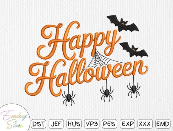 Happy Halloween: Elegant Script Embroidery Review