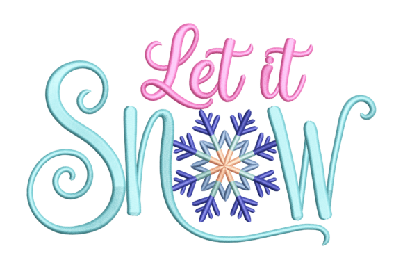Let It Snow Script: A Holiday Embroidery Review