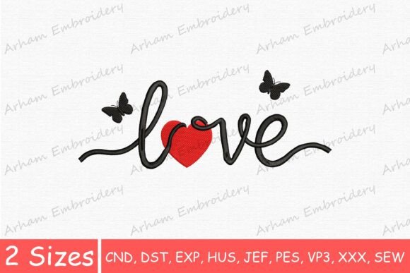 Love Heart Script with Butterflies: A Designer’s Review