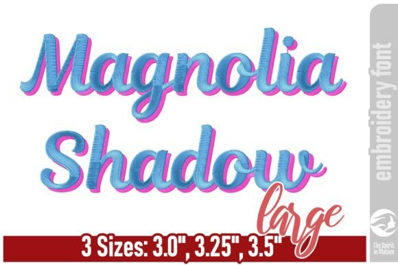 Magnolia Shadow Embroidery Font: A Designer’s Review