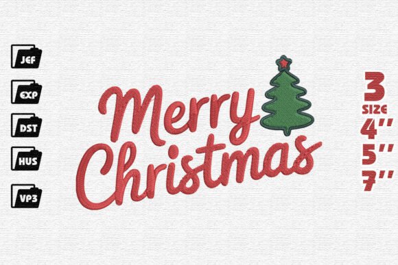 Merry Christmas Script with Tree Design Review