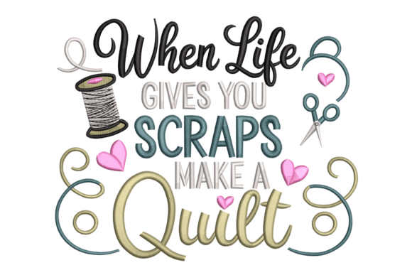 Quilt Scraps Saying: Holiday Embroidery Review