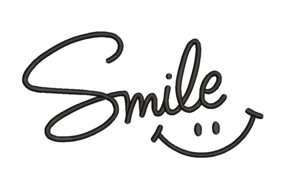 Smile Script with Smiley Face: An Embroidery Seller Review